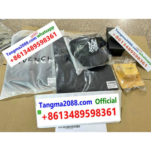 tangma2088 wholesale Givenchy Amiri Fendi Leather Cap Cotton T-Shirt Fashion